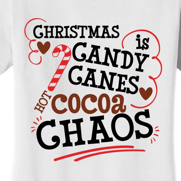 Christmas Candy Canes Women's T-Shirt