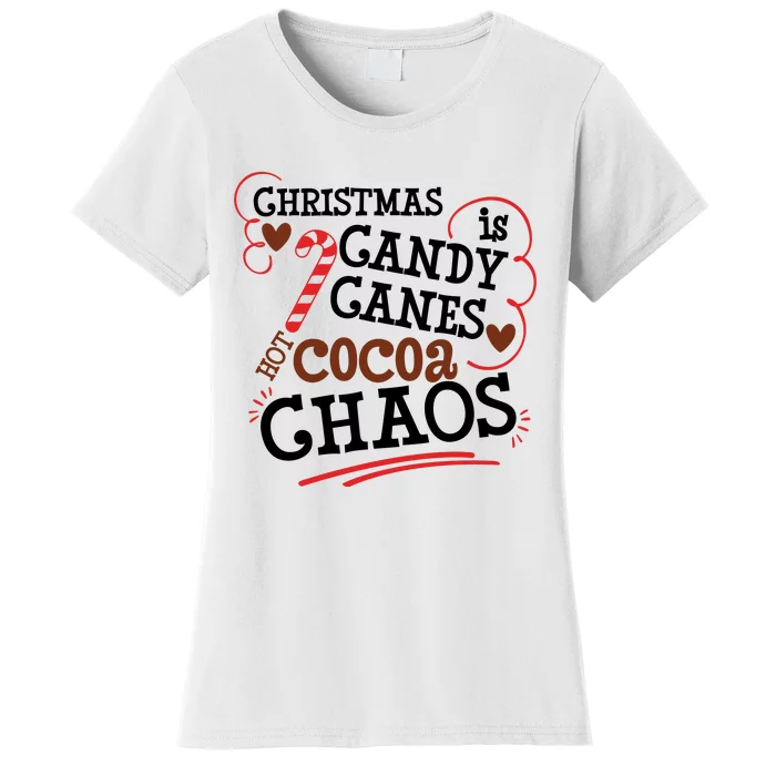 Christmas Candy Canes Women's T-Shirt