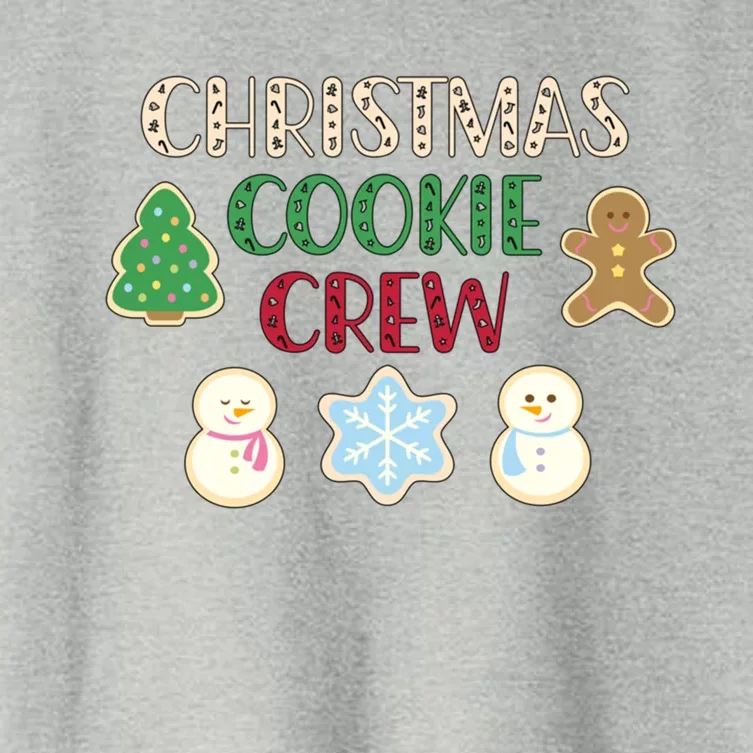 Cute Christmas Cookie Crew Baking Gift Women's Crop Top Tee