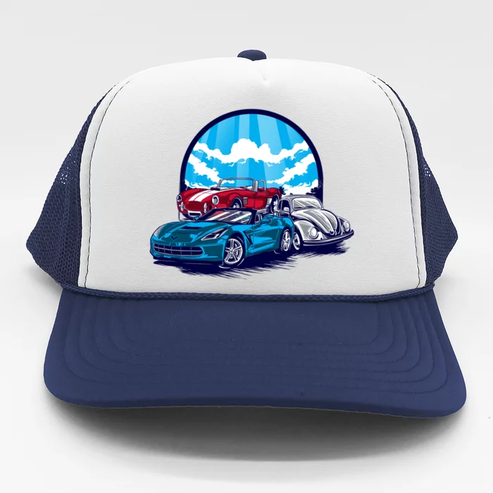 Corvette Classic Cars Trucker Hat