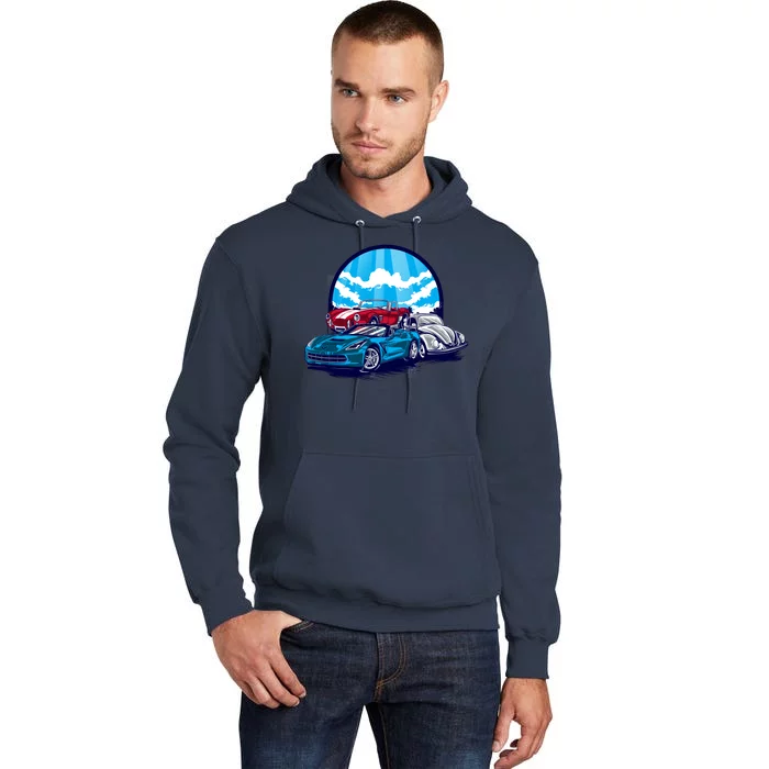 Corvette Classic Cars Tall Hoodie