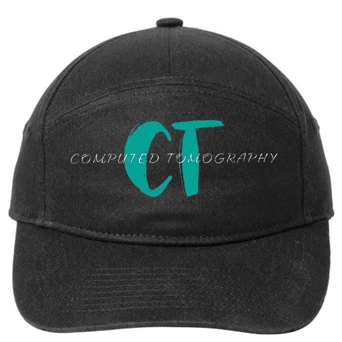 Cute CT Computed Tomography 7-Panel Snapback Hat