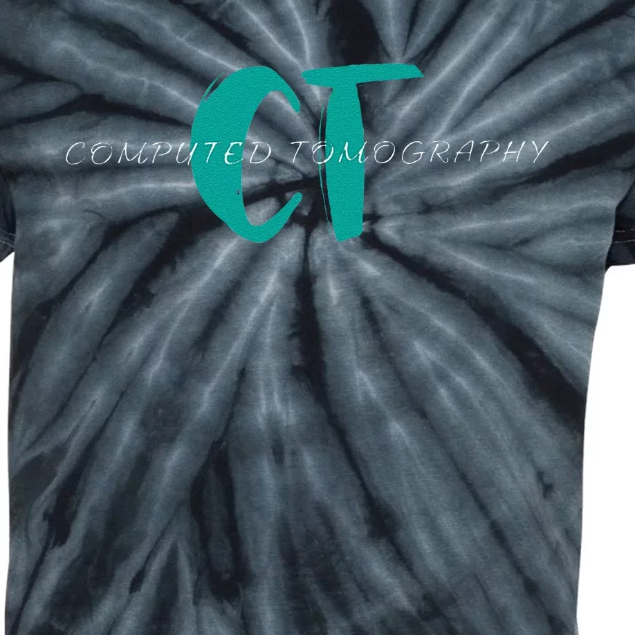 Cute CT Computed Tomography Kids Tie-Dye T-Shirt