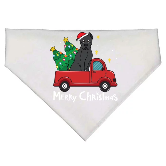 Cane Corso Christmas Truck Tree Mom Dad Dog Xmas Gift USA-Made Doggie Bandana