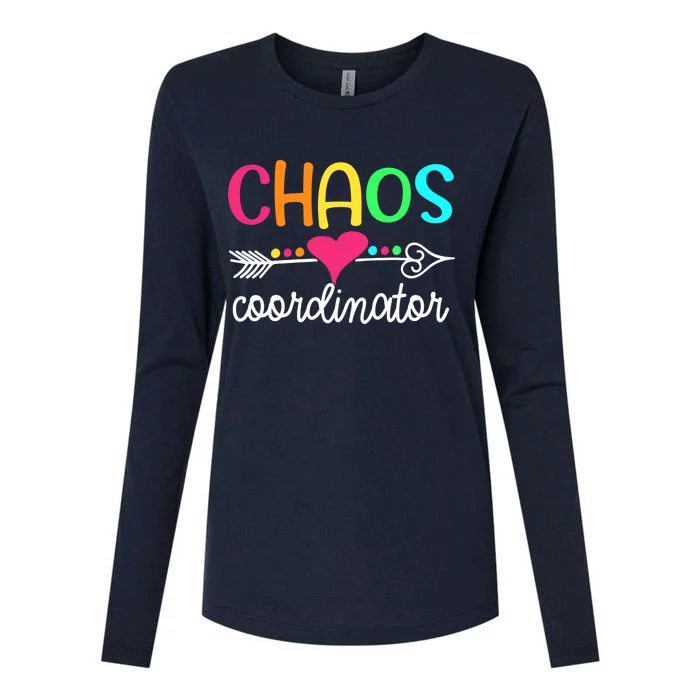 Chaos Coordinator Womens Cotton Relaxed Long Sleeve T-Shirt