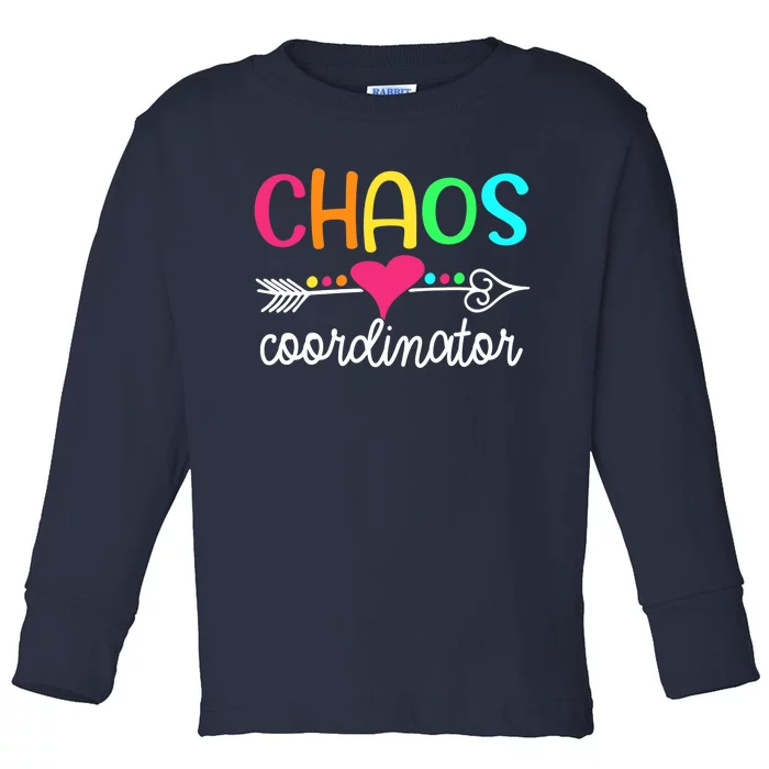 Chaos Coordinator Toddler Long Sleeve Shirt