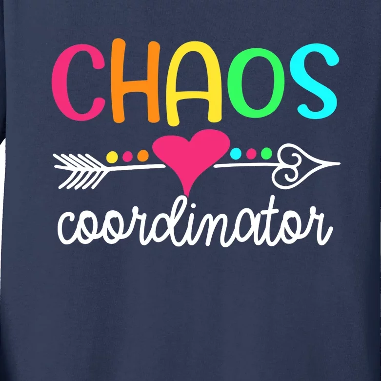 Chaos Coordinator Kids Long Sleeve Shirt