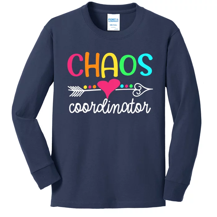 Chaos Coordinator Kids Long Sleeve Shirt