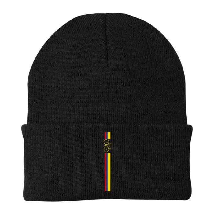 Colombian Cycling Colombia Flag Cyclist Bicycle Gift Knit Cap Winter Beanie