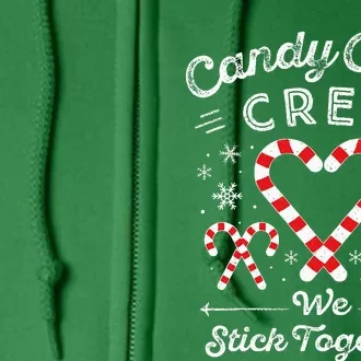 Christmas Candy Cane Heart Holiday Family Matching Pajama Pj Full Zip Hoodie