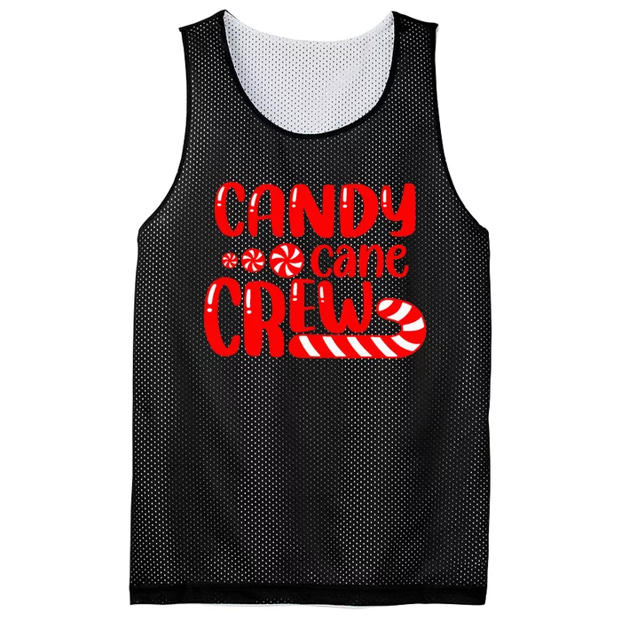 Candy Cane Crew Matching Family Group Candy Lover Pajamas Mesh Reversible Basketball Jersey Tank