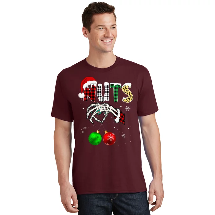 Chestnuts Christmas Chest Nuts Xmas Couple Matching Costume T-Shirt