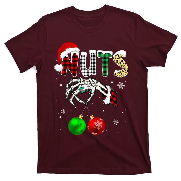 Chestnuts Christmas Chest Nuts Xmas Couple Matching Costume T-Shirt