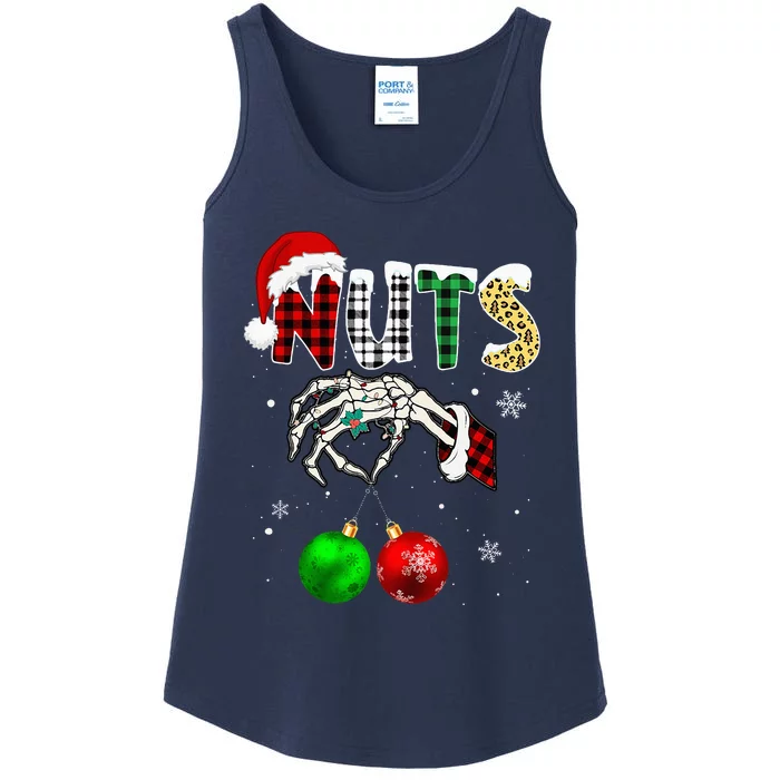 Chestnuts Christmas Chest Nuts Xmas Couple Matching Costume Ladies Essential Tank