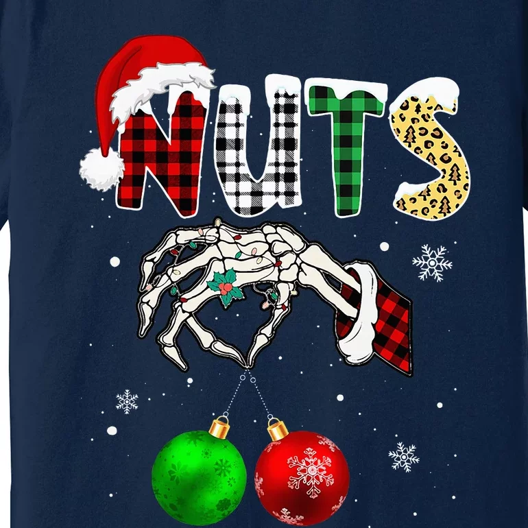 Chestnuts Christmas Chest Nuts Xmas Couple Matching Costume Premium T-Shirt