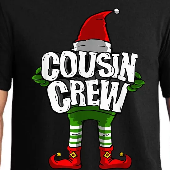 Cousin Crew Christmas Elf Matching Family Pajama Set