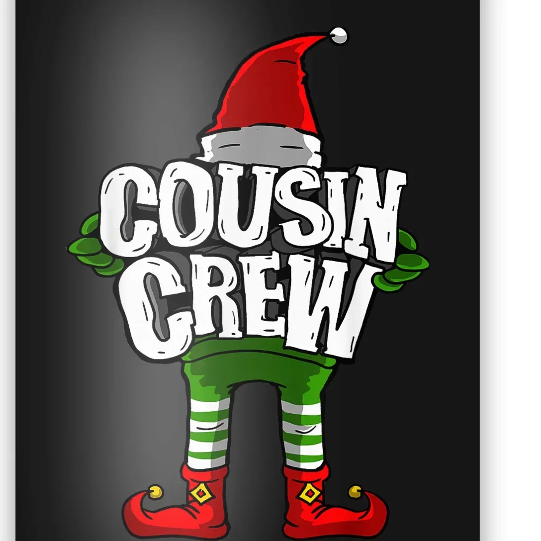 Cousin Crew Christmas Elf Matching Family Poster