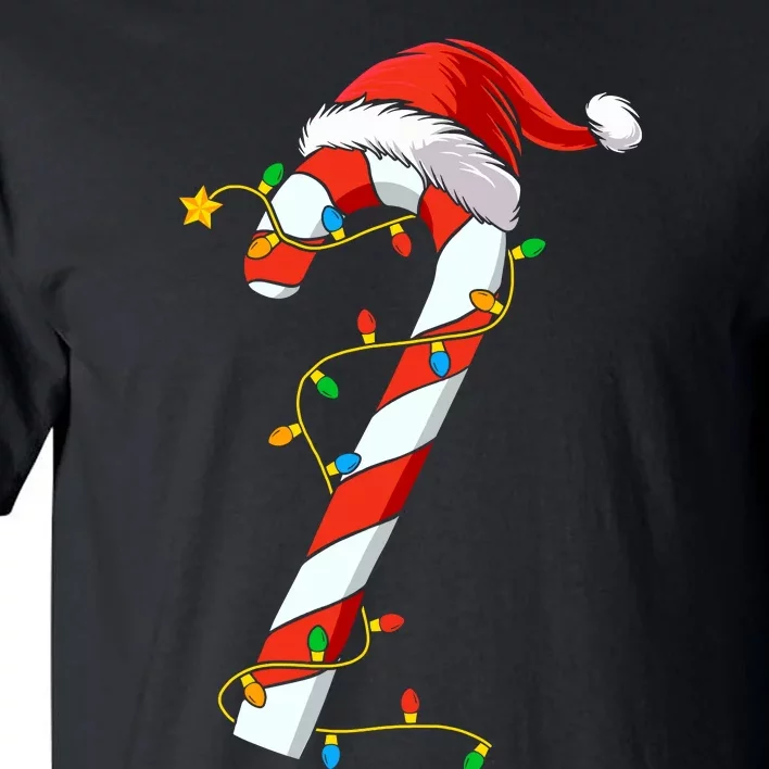 Christmas Candy Cane Santa Xmas Tall T-Shirt