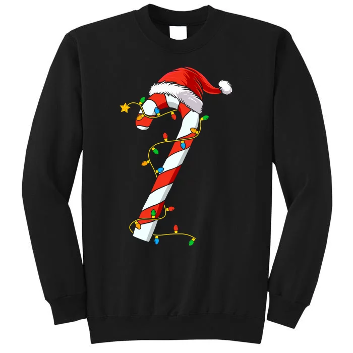 Christmas Candy Cane Santa Xmas Tall Sweatshirt