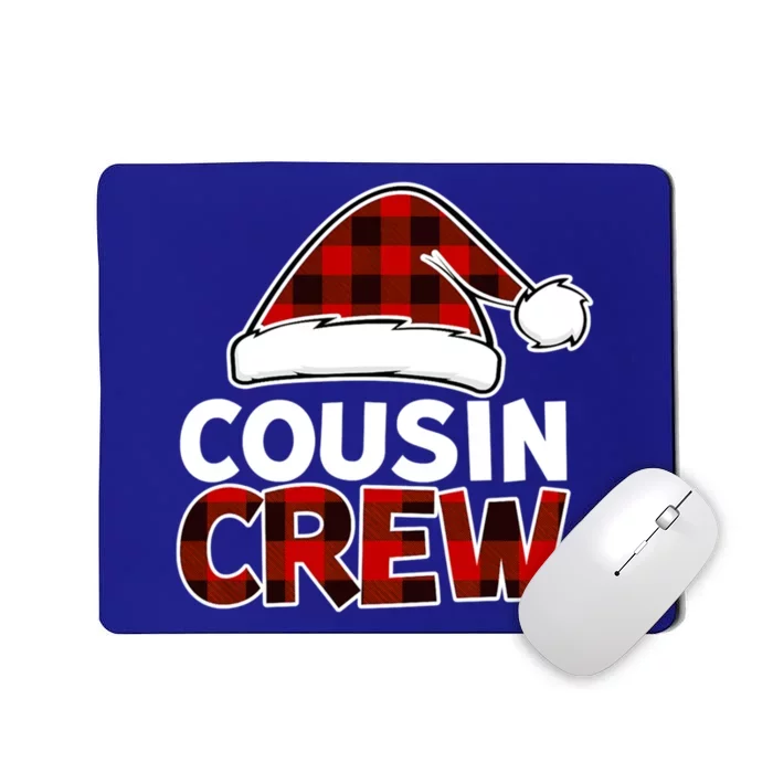 Christmas Cousin Crew Buffalo Red Plaid Pajamas Family Xmas Gift Mousepad