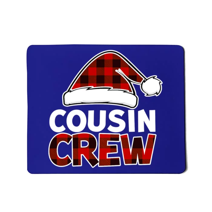 Christmas Cousin Crew Buffalo Red Plaid Pajamas Family Xmas Gift Mousepad