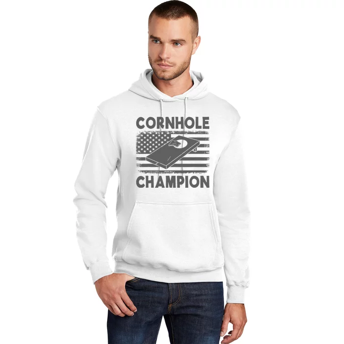 Cornhole Champion Cornhole Team Bean Bag Funny Cornhole Hoodie