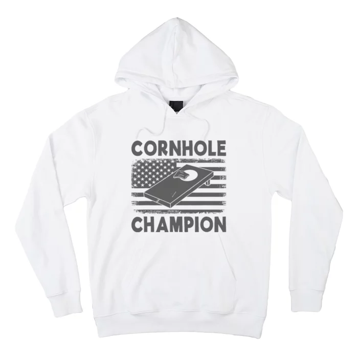 Cornhole Champion Cornhole Team Bean Bag Funny Cornhole Hoodie