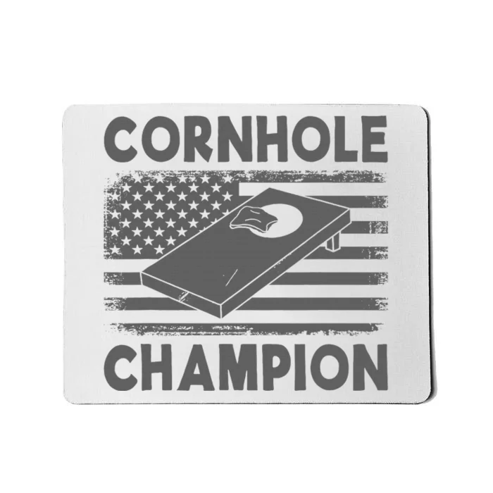 Cornhole Champion Cornhole Team Bean Bag Funny Cornhole Mousepad