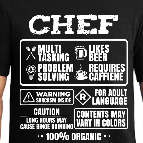 Chef Cooking Pajama Set