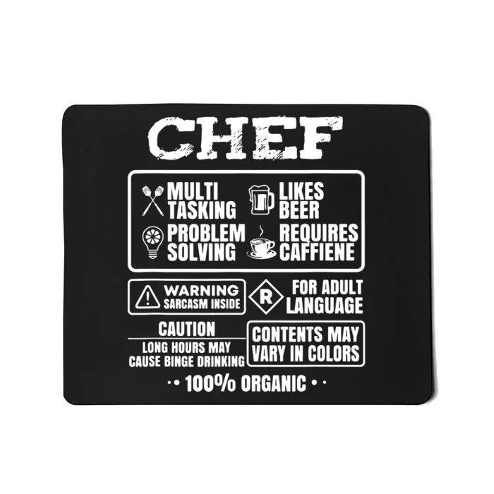 Chef Cooking Mousepad