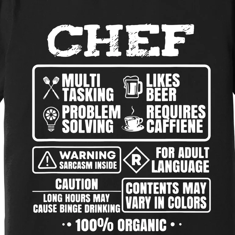 Chef Cooking Premium T-Shirt