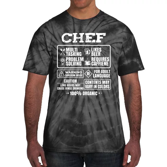 Chef Cooking Tie-Dye T-Shirt