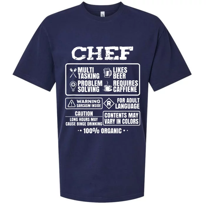 Chef Cooking Sueded Cloud Jersey T-Shirt