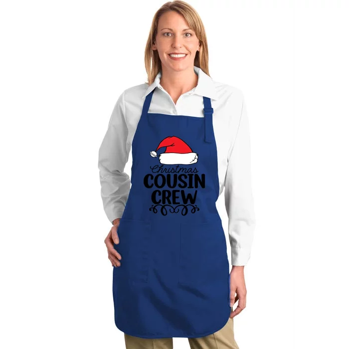 Christmas Cousin Crew Family Xmas Holidays Cool Gift Full-Length Apron With Pocket