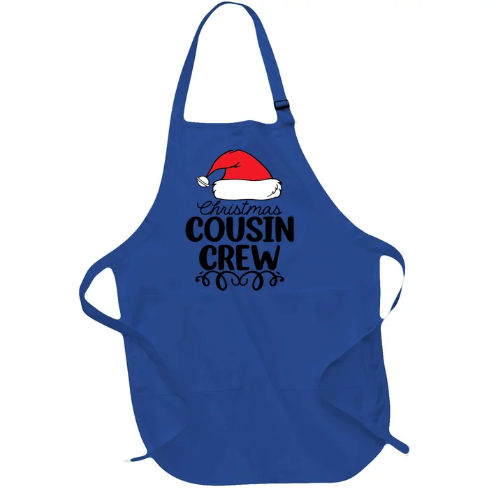 Christmas Cousin Crew Family Xmas Holidays Cool Gift Full-Length Apron With Pocket