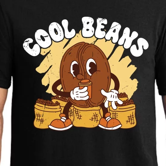 Cool Cartoon Coffee Beans Funny Quotes For Coffee Lovers Cute Gift Pajama Set