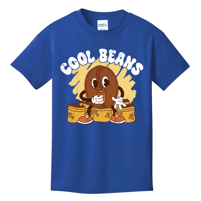 Cool Cartoon Coffee Beans Funny Quotes For Coffee Lovers Cute Gift Kids T-Shirt