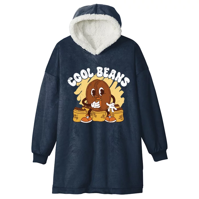 Cool Cartoon Coffee Beans Funny Quotes For Coffee Lovers Cute Gift Hooded Wearable Blanket