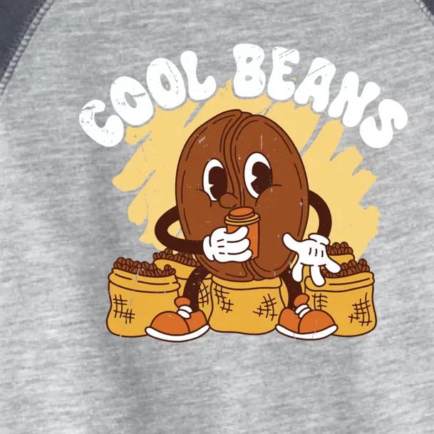 Cool Cartoon Coffee Beans Funny Quotes For Coffee Lovers Cute Gift Toddler Fine Jersey T-Shirt