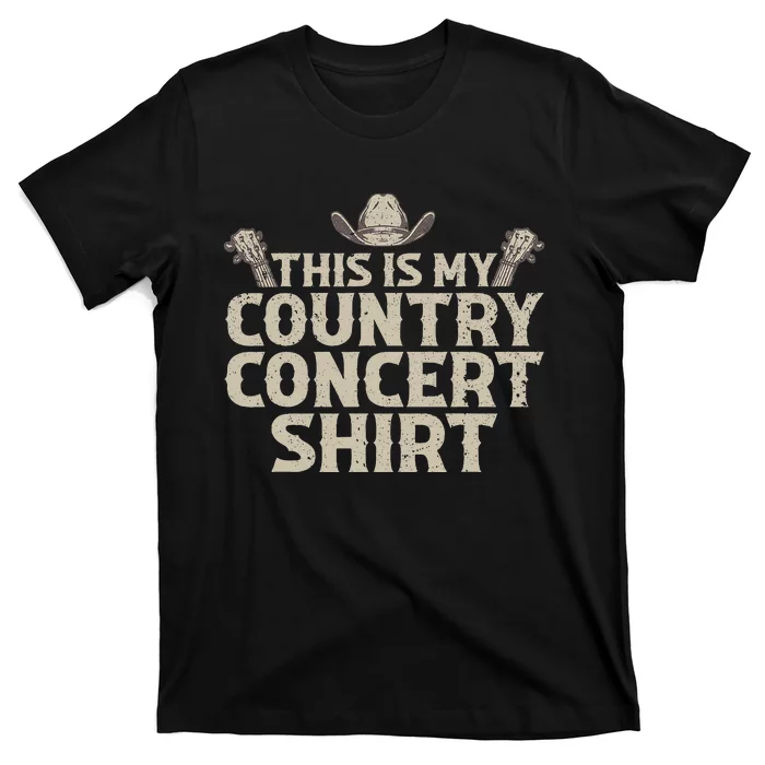 Cool Country Concert For Women Country Music Lover T-Shirt