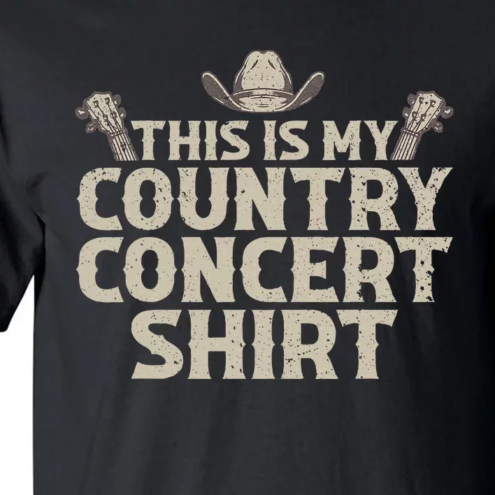 Cool Country Concert For Women Country Music Lover Tall T-Shirt