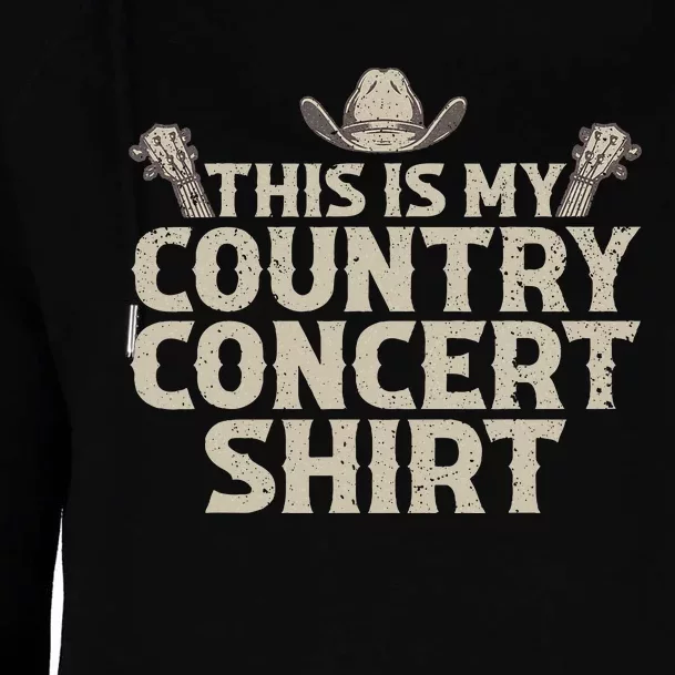 Cool Country Concert For Women Country Music Lover Womens Funnel Neck Pullover Hood