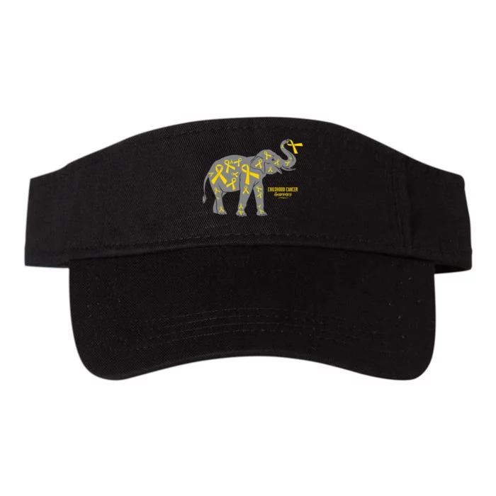 Cure Childhood Cancer Valucap Bio-Washed Visor