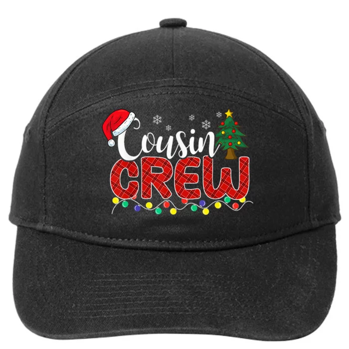 Cousin Crew Christmas Family Reunion Making Memories Xmas 7-Panel Snapback Hat