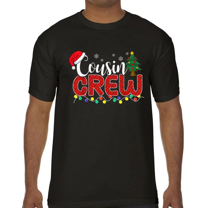 Cousin Crew Christmas Family Reunion Making Memories Xmas Comfort Colors T-Shirt