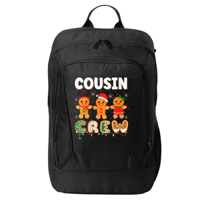 Cousin Crew Christmas Pajama Shirt Gingerbread Man Xmas City Backpack