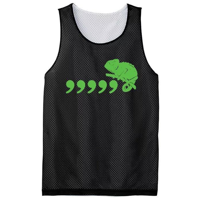 Comma Chameleon Mesh Reversible Basketball Jersey Tank