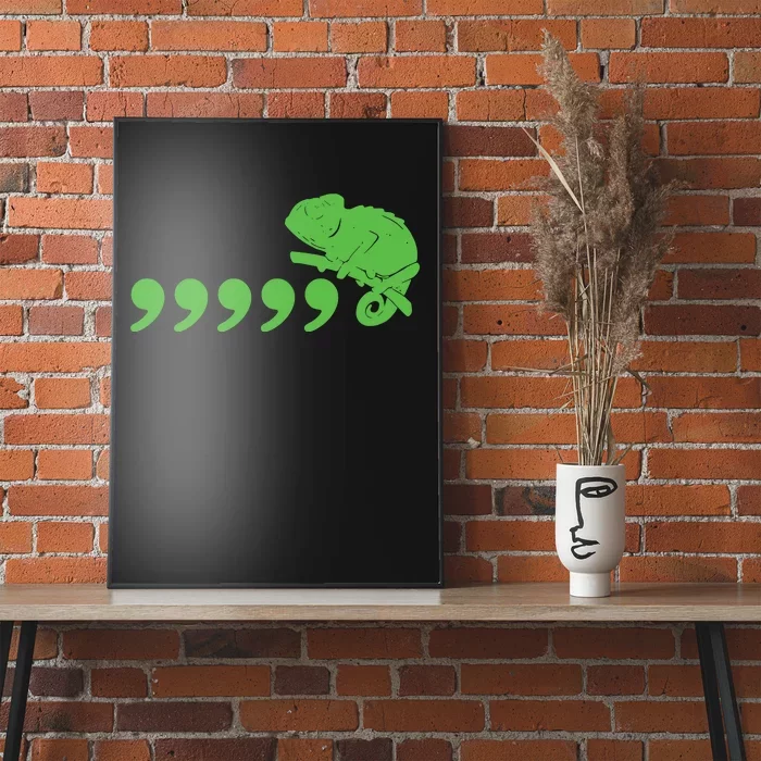 Comma Chameleon Poster