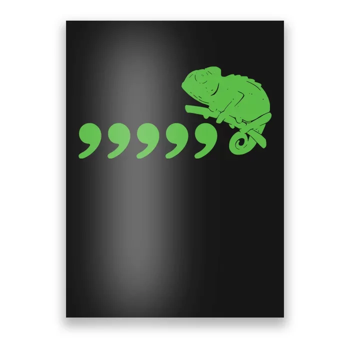 Comma Chameleon Poster