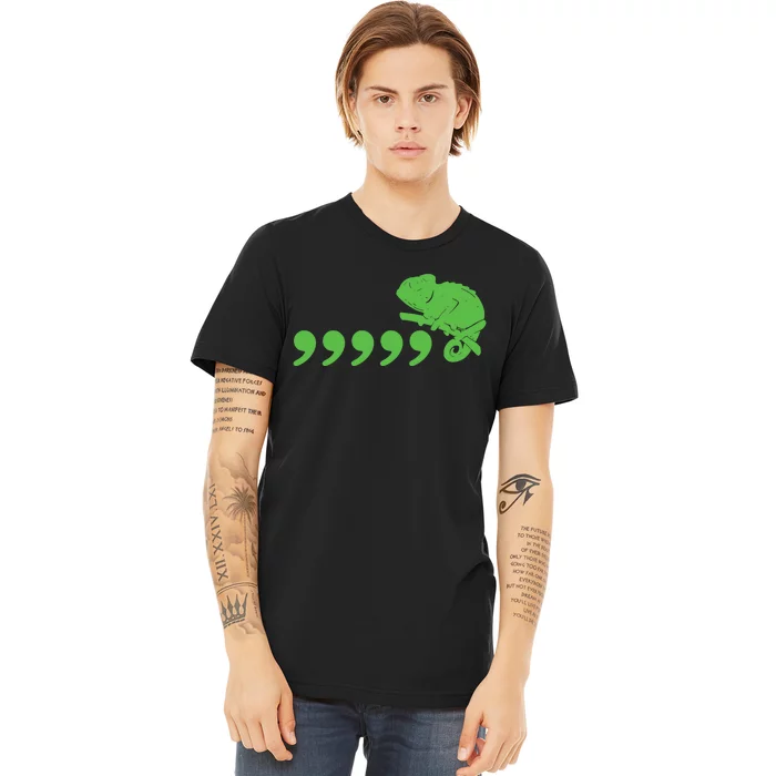 Comma Chameleon Premium T-Shirt